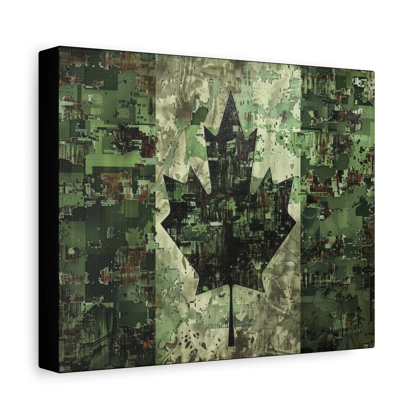 Duty. Honour. Canada. – Camouflage Canvas Wall Art - Tactical Motive
