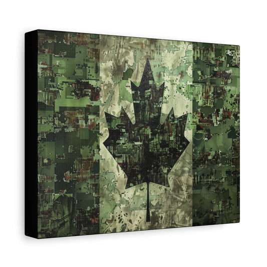Duty. Honour. Canada. – Camouflage Canvas Wall Art - Tactical Motive