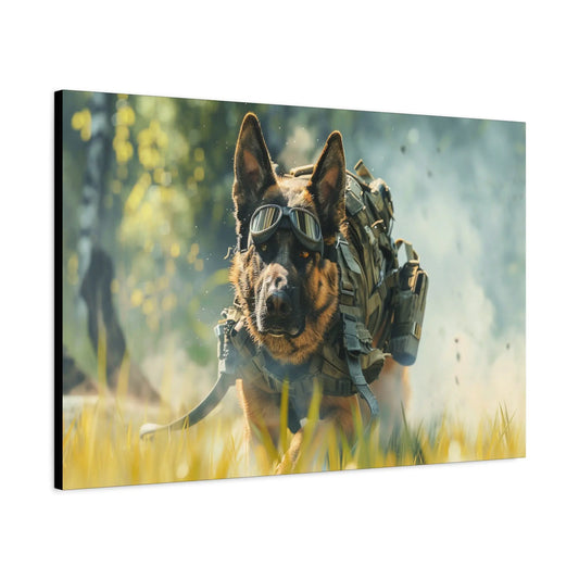 Canadian K9 Military Dog – Tactical Canvas Wall Art Tribute Tactical Motive