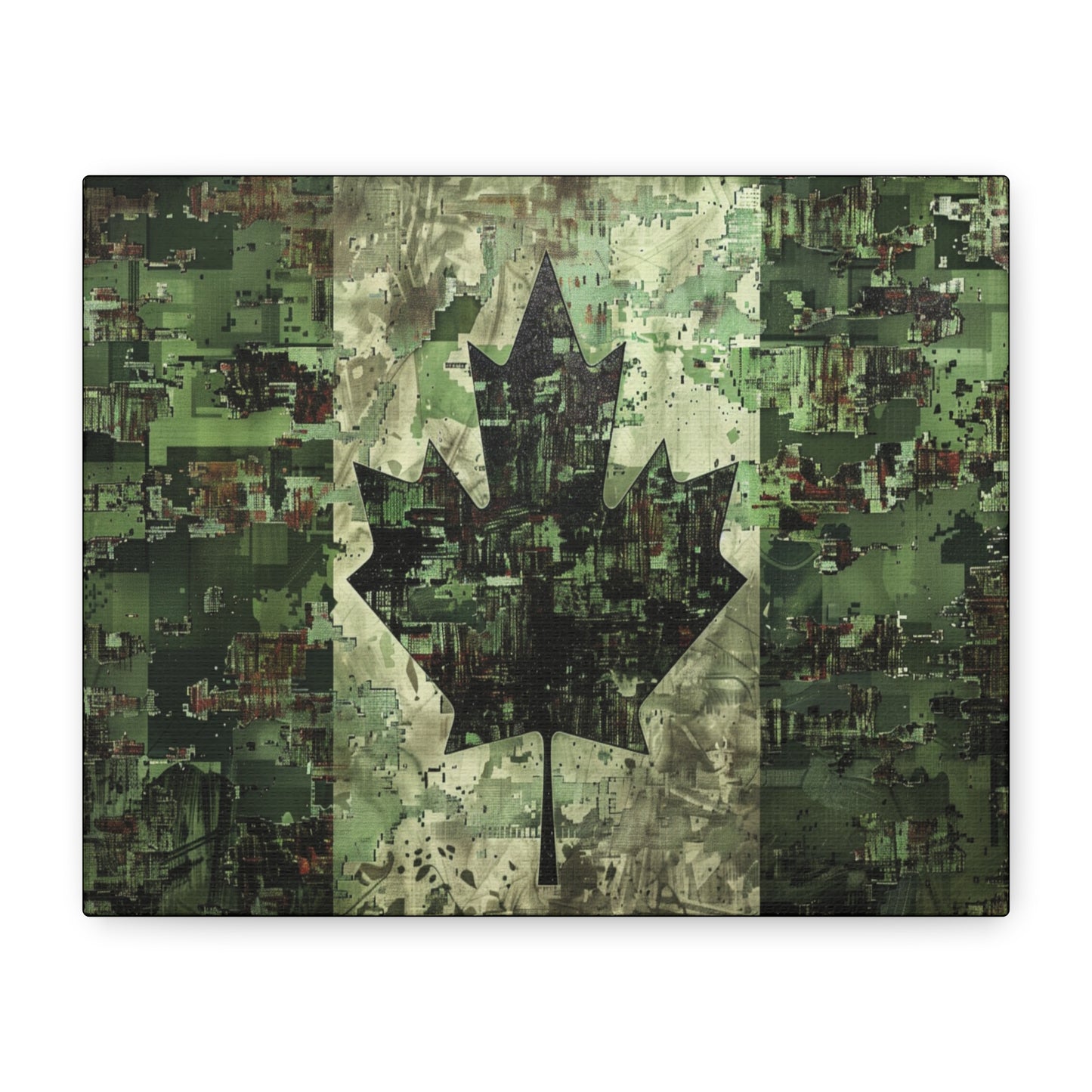 Duty. Honour. Canada. – Camouflage Canvas Wall Art - Tactical Motive