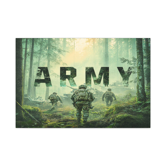 Canadian Army Camouflage – Woodland Canvas Wall Art Tactical Motive