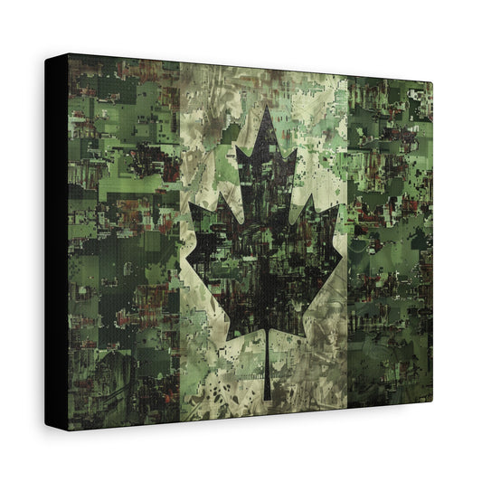 Duty. Honour. Canada. – Camouflage Canvas Wall Art - Tactical Motive