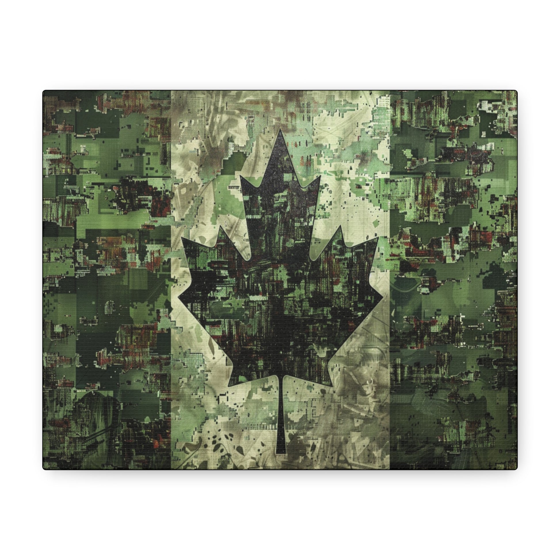 Duty. Honour. Canada. – Camouflage Canvas Wall Art - Tactical Motive