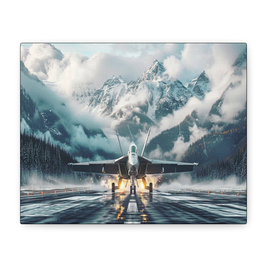 RCAF CF‑18 Hornet – Sky Guardians Canvas Wall Art Tactical Motive