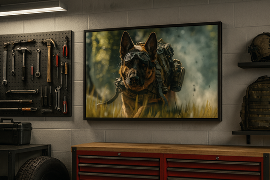 Canadian K9 Military Dog – Tactical Canvas Wall Art Tribute Tactical Motive