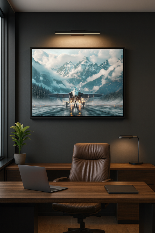 RCAF CF‑18 Hornet – Sky Guardians Canvas Wall Art - Tactical Motive