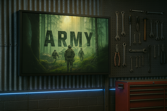 Canadian Army Camouflage – Woodland Canvas Wall Art Tactical Motive