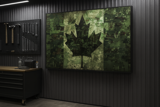 Duty. Honour. Canada. – Camouflage Canvas Wall Art - Tactical Motive